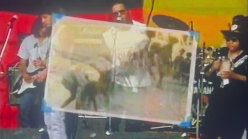 Archie Roach & Altogether Band at the Building Bridge Concert 1988